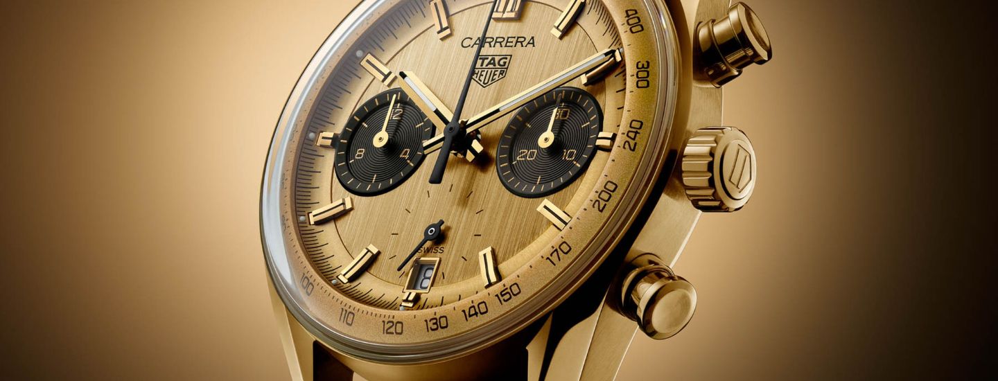 The TAG Heuer Carrera Chronograph Drips in Gold