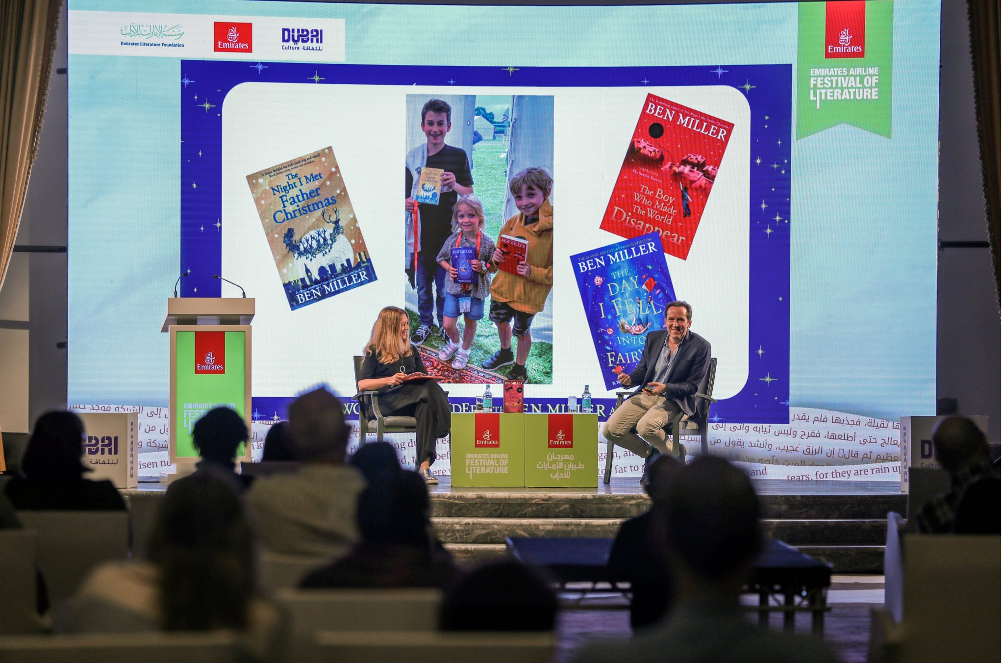 Ben Miller How I Became a Dog Called Midnight, emirates literature festival 2024, luxegulf, luxe gulf magazine, whatson dubai