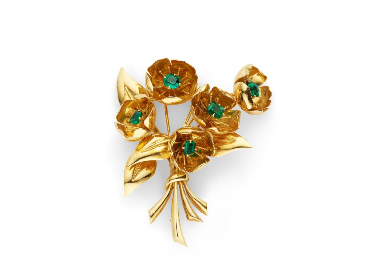 Van Cleef & Arpels, Bouton d’or clip, 1946 © Van Cleef & Arpels Collection