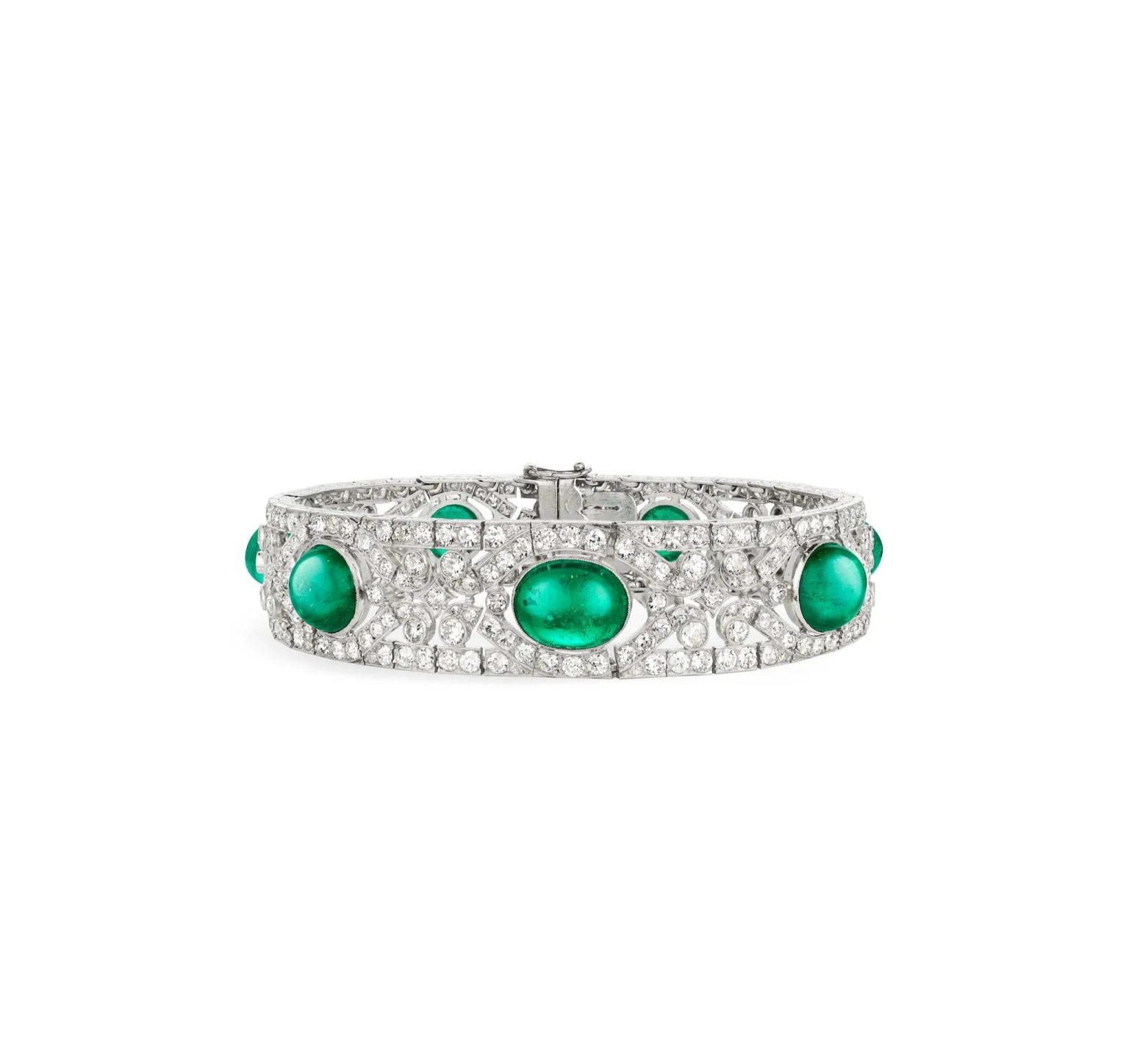 Van Cleef & Arpels, Bracelet, 1921, Platinum, emeralds, diamonds Van Cleef & Arpels Collection