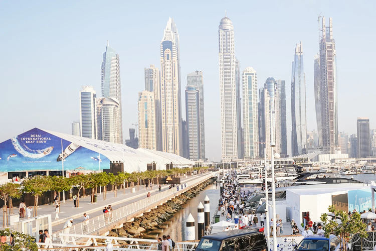 Dubai International Boat Show View from Event, Yachts, luxury yachts dubai, luxury yachts, luxury boats, luxury, yacht life, yacht life uae, yacht life dubai, luxe gulf magazine