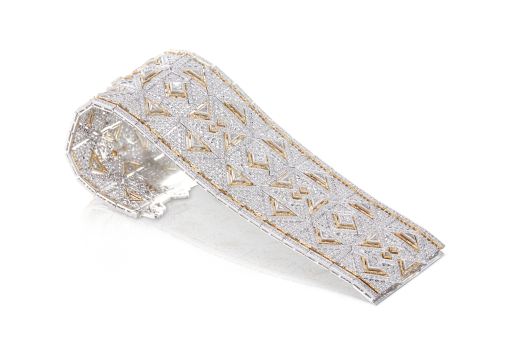 Buccellati, jewellery, luxury, luxe gulf magazine, luxegulf magazine, macau luxury jewellery, Mosaico Flexible Bracelet Buccellati, flexible bracelet