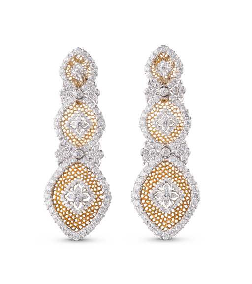 Buccellati, jewellery, luxury, luxe gulf magazine, luxegulf magazine, macau luxury jewellery, Mosaico earrings Buccellati, earrings