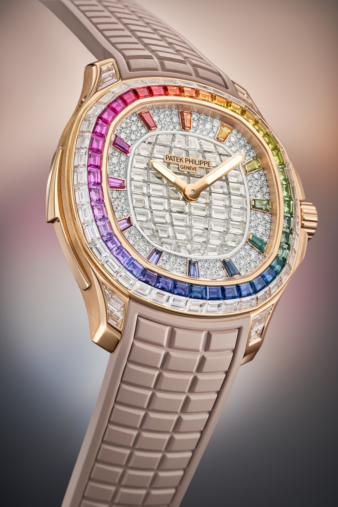 Luxe Gulf Magazine; LuxeGulf Magazine; Patek Philippe; Aquanaut Minute; Rainbow Luce