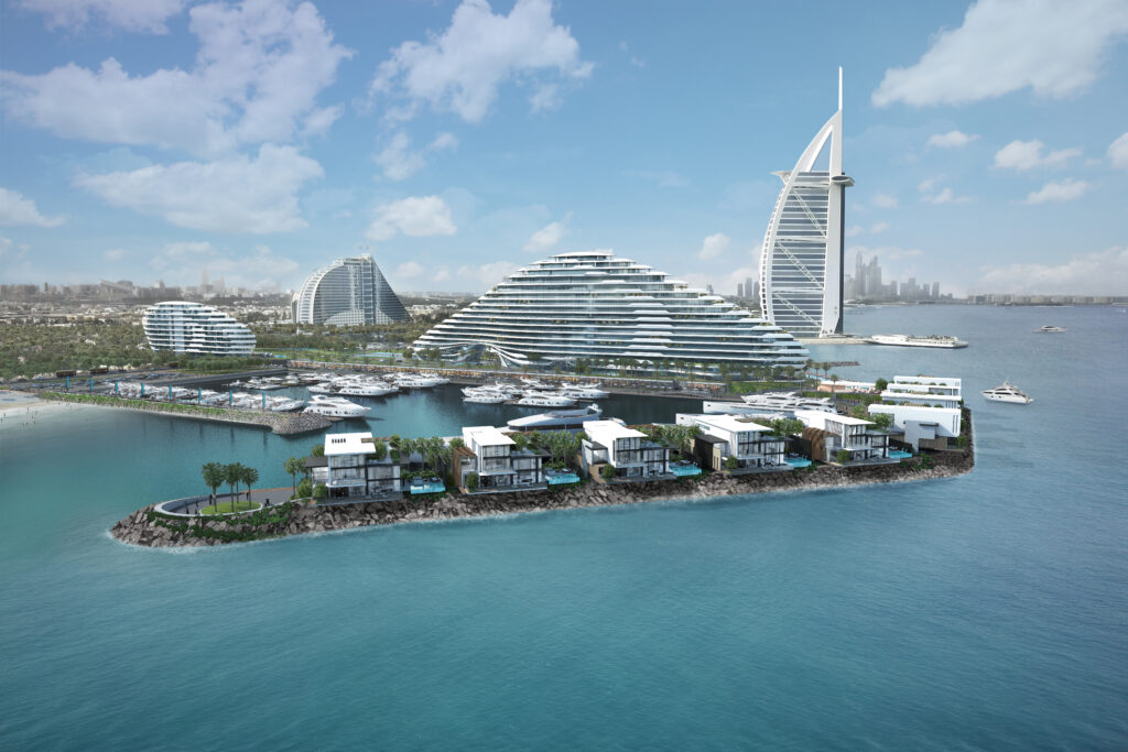 D-Marin EXCLUSIVE YACHTING LIFESTYLE IN DUBAI Marsa Al Arab Aerial