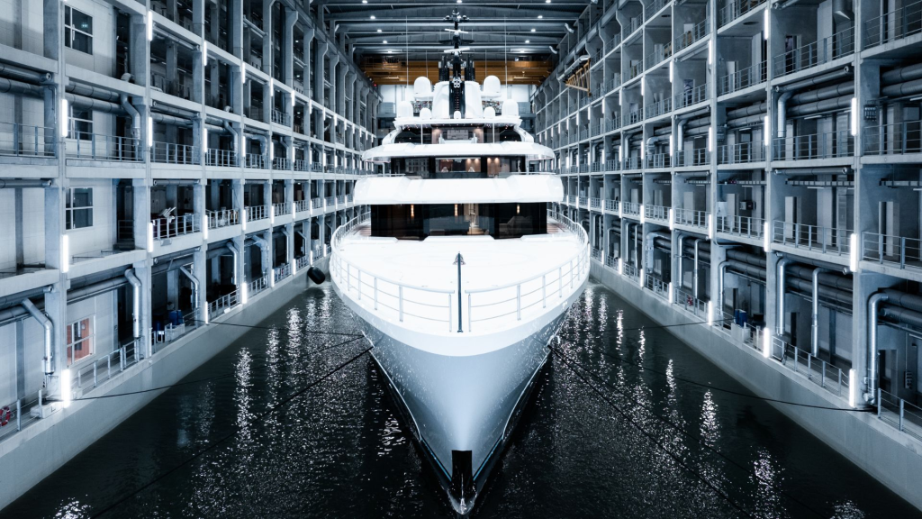 Oceanco Leviathan New 111m Superyacht Debuts at Sea 1