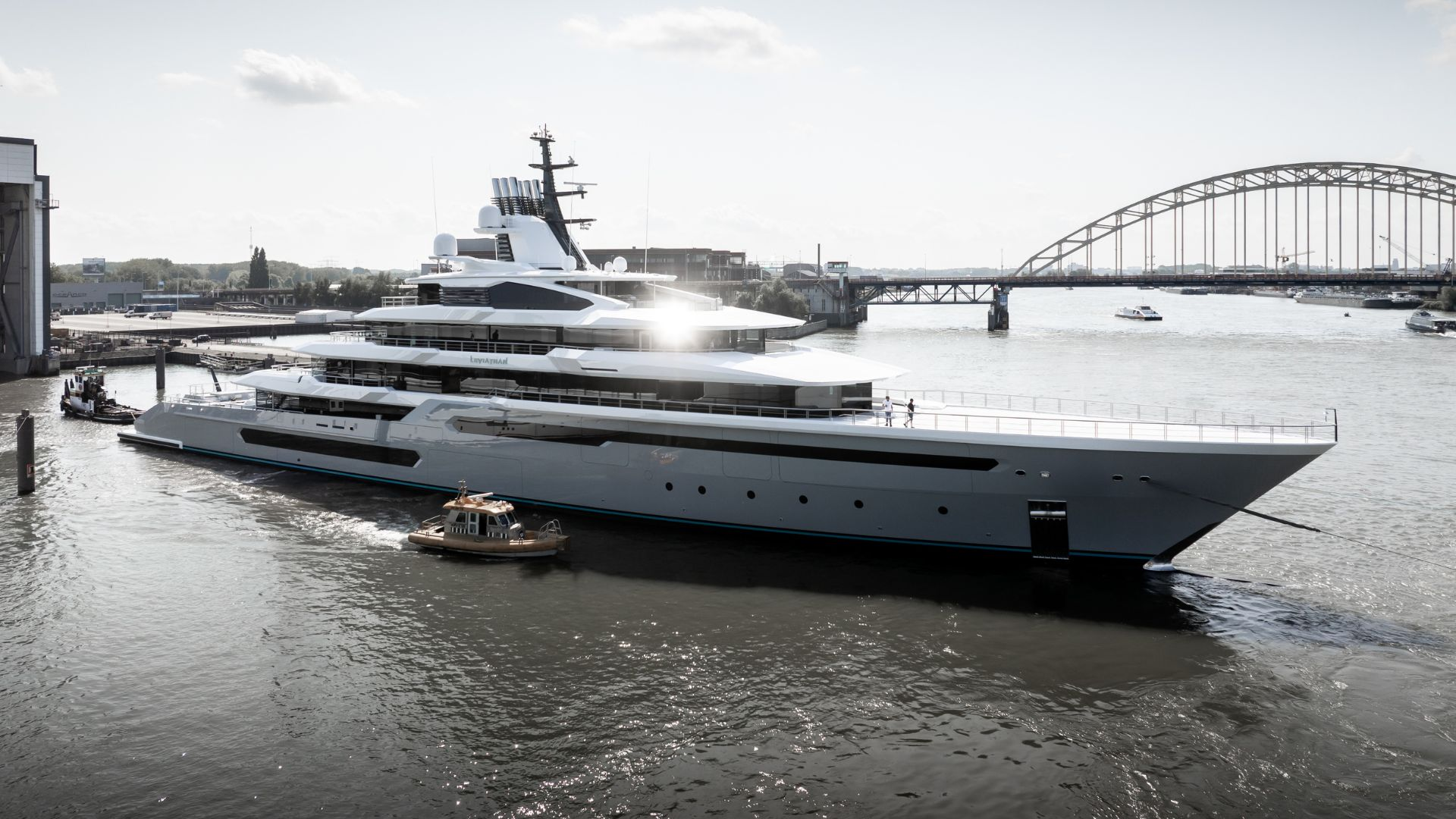 Oceanco Leviathan New 111m Superyacht Debuts at Sea 5