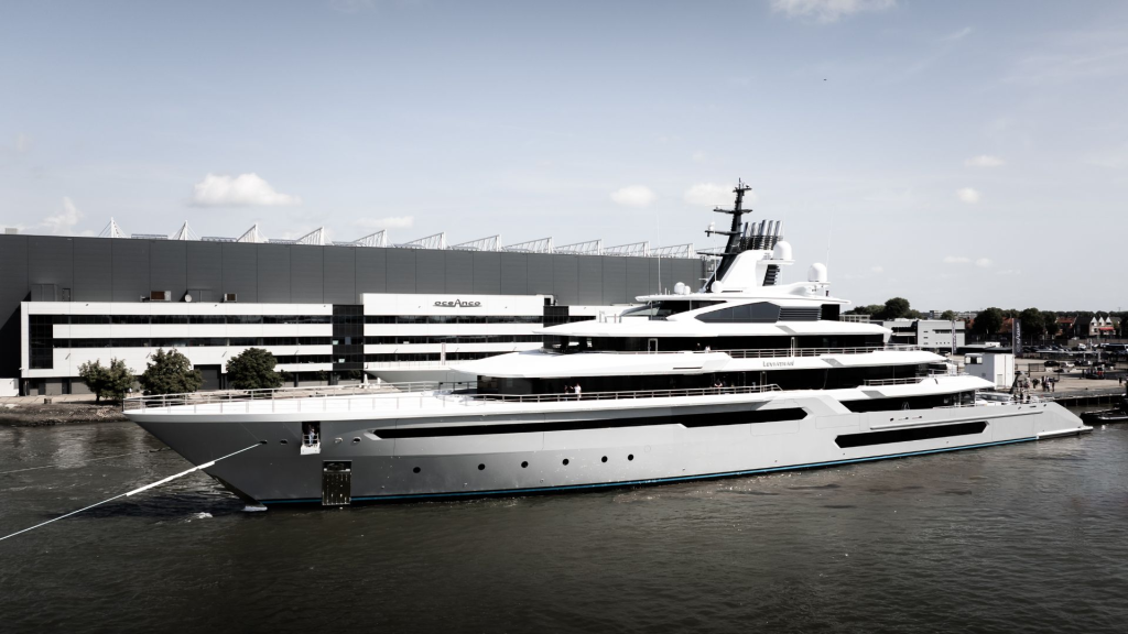Oceanco Leviathan New 111m Superyacht Debuts at Sea 6