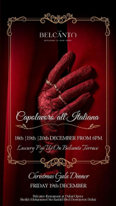 Capolavoro all’Italiana Christmas Edition - Italian Luxury at Dubai Opera