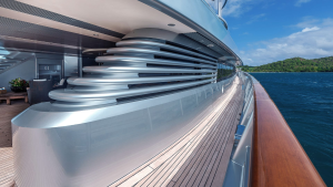 Jumeirah Maltese Falcon Exterior Side Deck Louver Detail