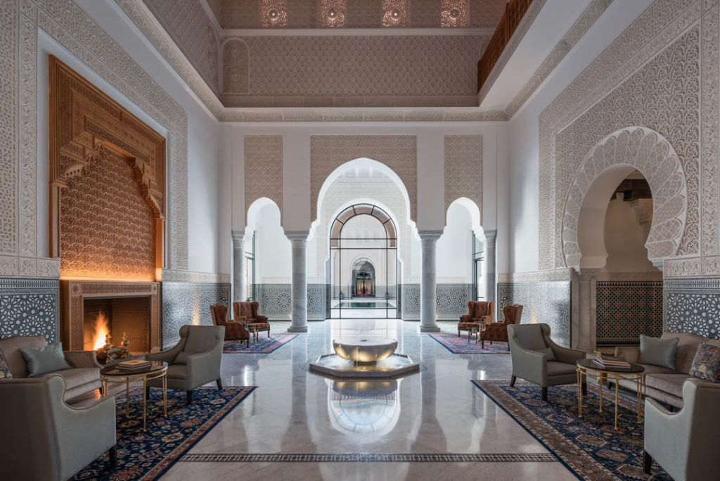 The Oberoi Marrakech Luxury Villas - Atlas Views - Michelin Dining - Interior Receiving