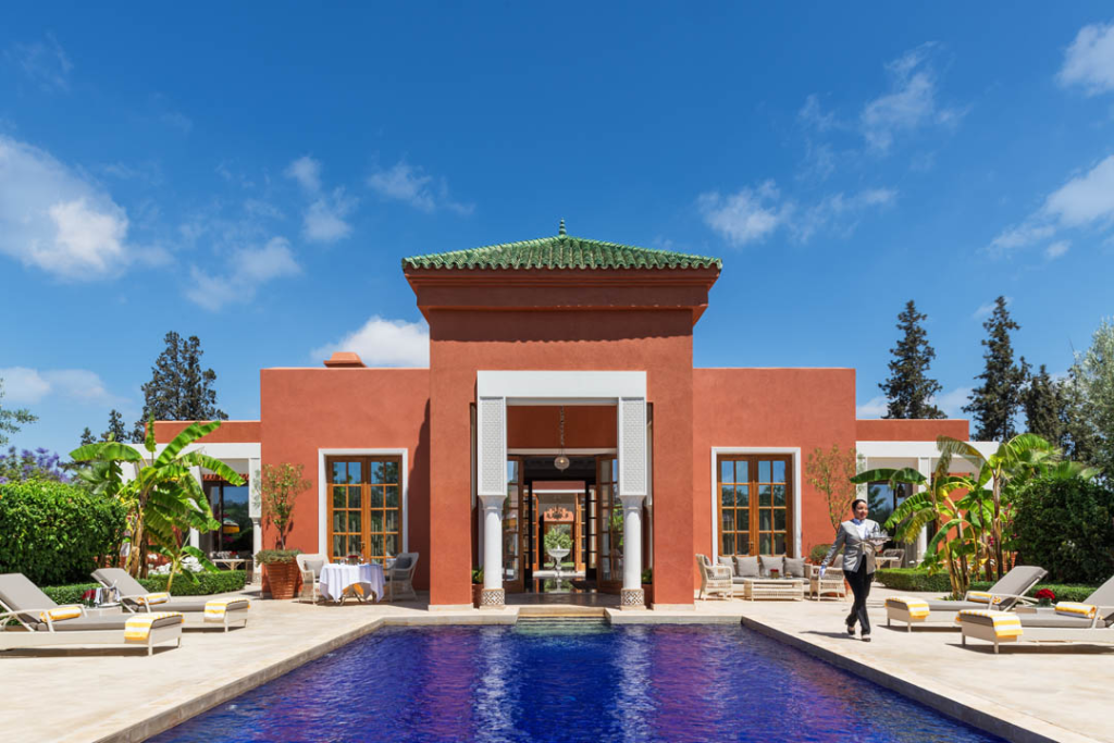 The Oberoi Marrakech Luxury Villas Atlas Views - Michelin Dining - Pool Facade