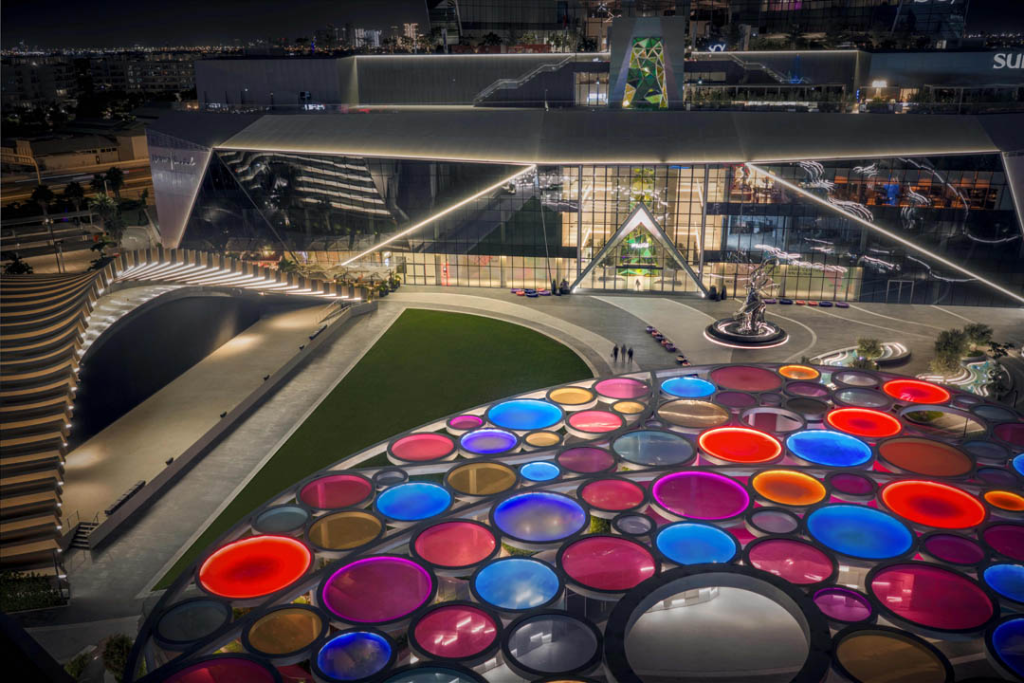 The Plaza Uptown Dubai DMCC’s New Open-Air Events Hub - Aerial View - Luxe Gulf Magazine